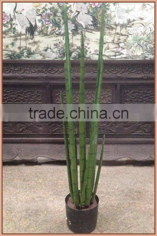 Big artificial reedy succulent plant for office decoration