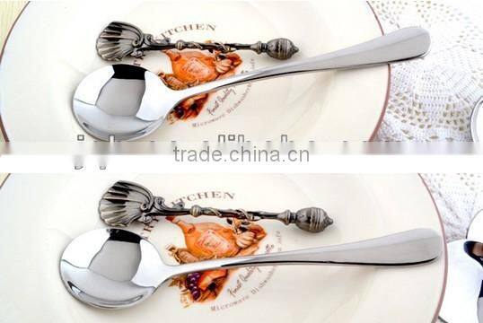 Low price with high quality stainless steel spoon long handle spoon