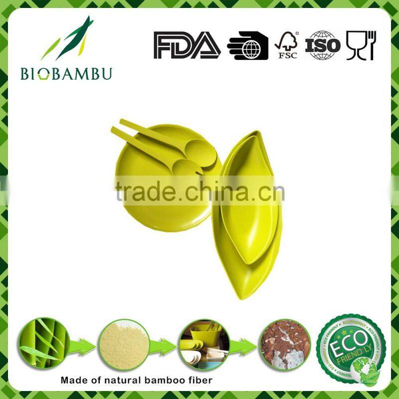 Diswasher safe Hot design Environmental bamboo fiber plate