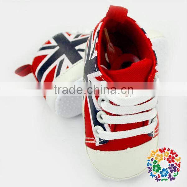 2015Hot Sale Toddler Baby Boy Girl Union Jack Printed Soft Baby Shoes Lovely Cheap Prewalker Baby Shoe Size 0-12