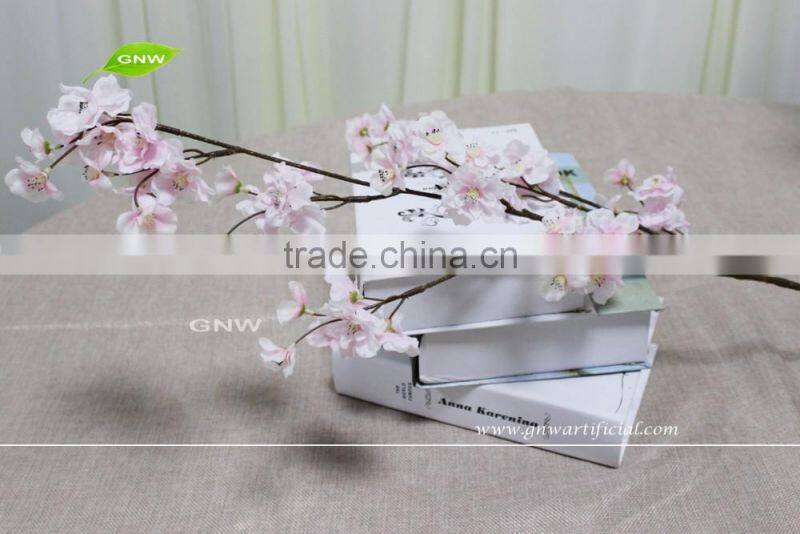 GNW BLB-CH1605010 Alibaba Most Competitive fabric artificial flower cherry blossom branch For Sale