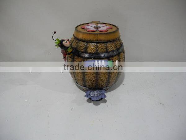 YS13646 metal wine design china dustbin made in Xiamen