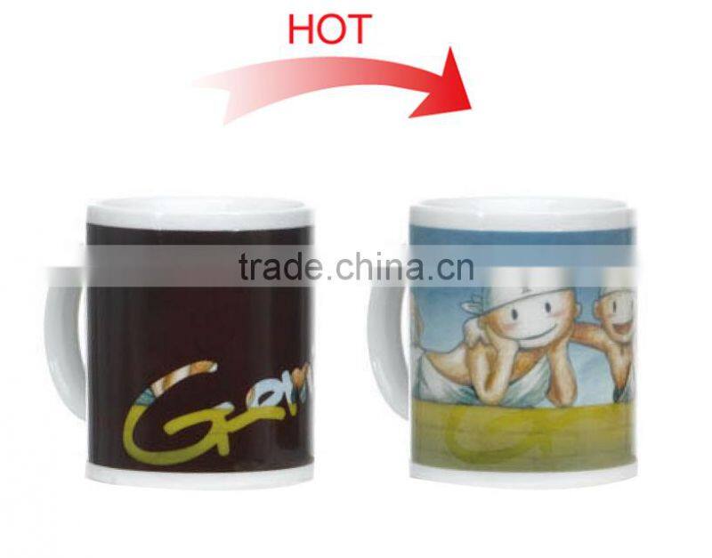 Magic Coffe Mug Ceramic Hot Color Changing Creative Gift
