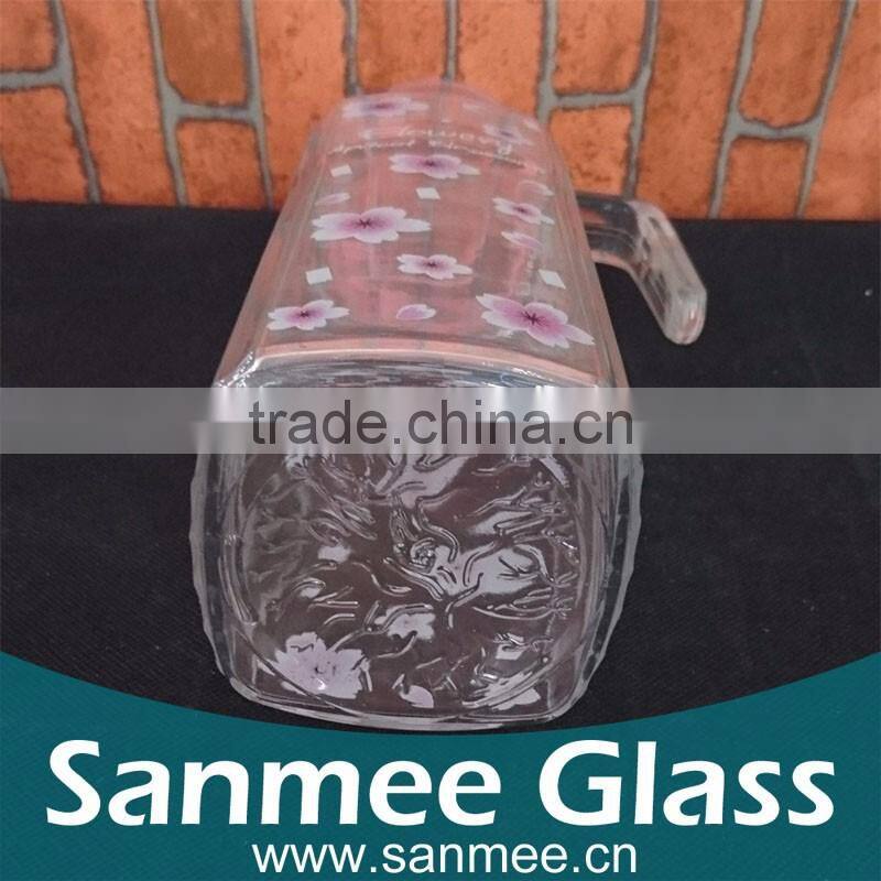 Manufatcure Printed Water Glass Bottle Wholesale