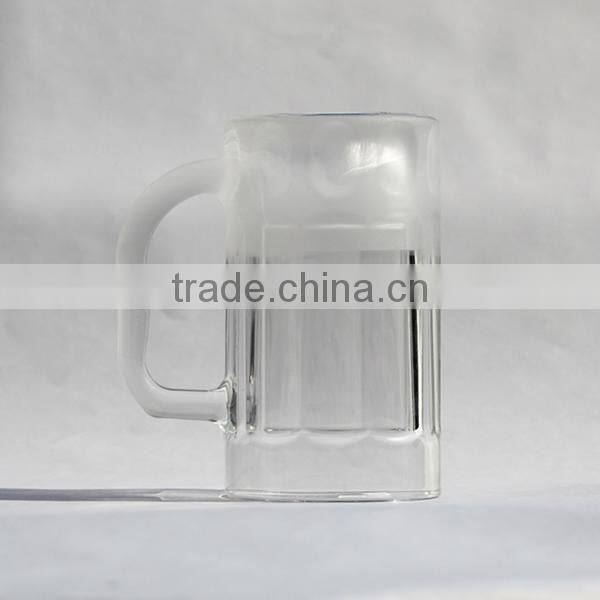 Quality Straight Bottom Frosted Glass Beer Mugs