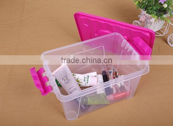 9L Toys Kits Clear Large Plastic Storage Bin&Box with Lids
