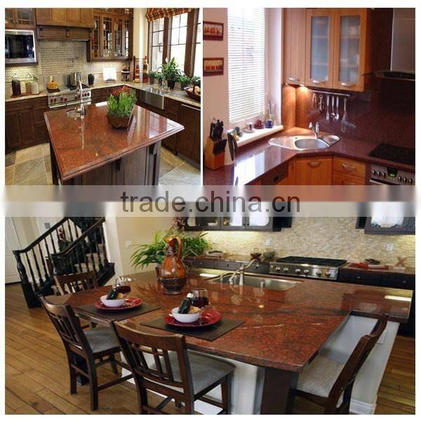 The popular Kitchen granite Countertop China Juparana granite countertop