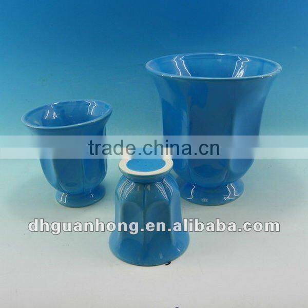 2012 new designs ceramic fresh flower pot