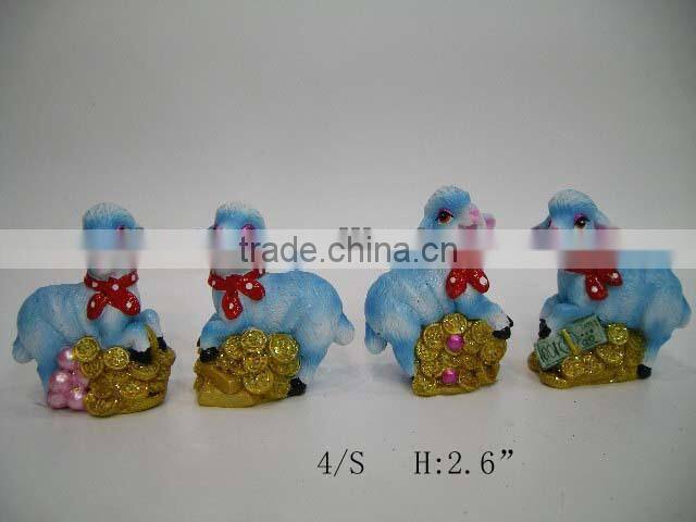 2015 fashion resin sheep crafts