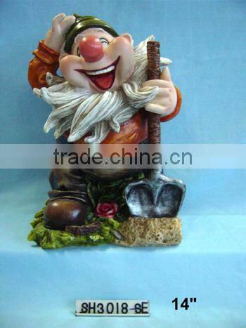 Newest Resin Garden Gnome Garden Dwarfs Statues Resin Crafts