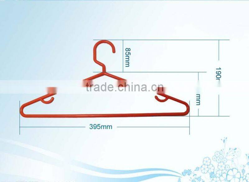 Orange thick clothes hanger plastic hanger
