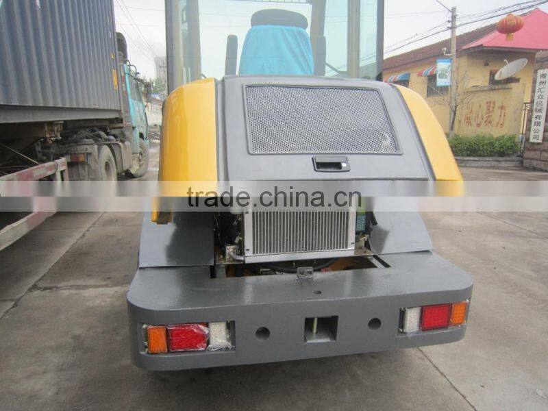 HZM912 new type Chinese wheel loader with big cabin less noise CE