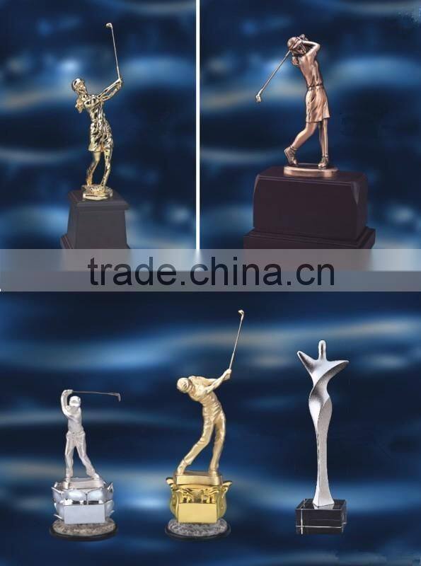 golf trophy customized for golf for promotion