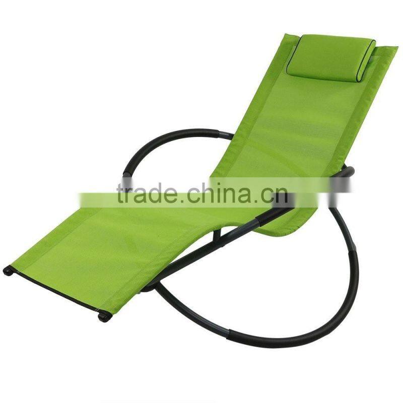 Factory supply the customized tan zero gravity chair lounge chair for relax for hot sale