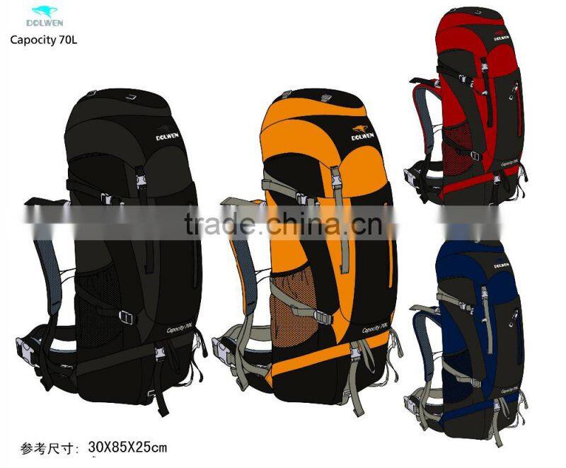 Fashion and multi-function climbing backpack for travel