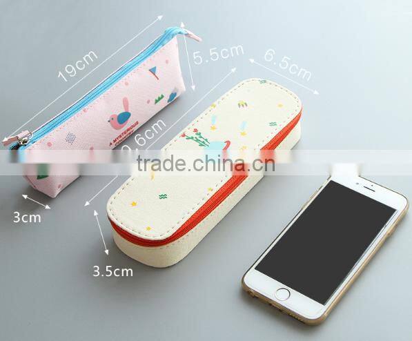 2017 hot sale new design custom printed pencil case for teenagers