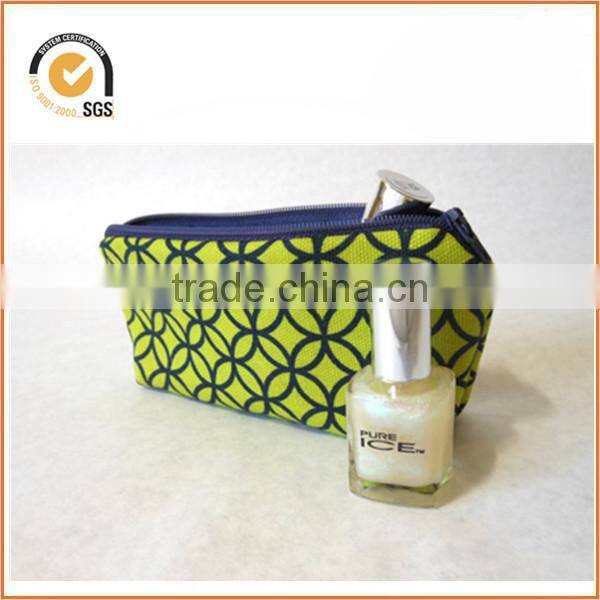 Vegan Canvas Zippered Pouch By Chiqun CQ-H01037