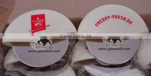 10 CM Customized Logo Print Stainless Steel pizza cutter