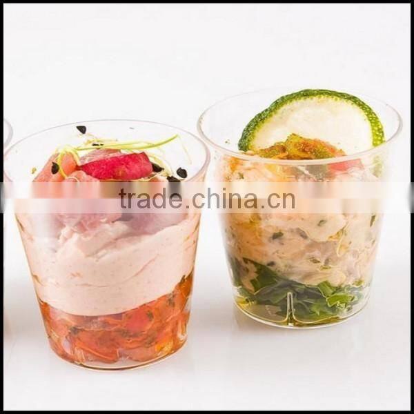 Small Plastic JELLY CUPS clear nice party petite dessert shot glasses,custom plastic party dessert cups,OEM plastic jelly cups