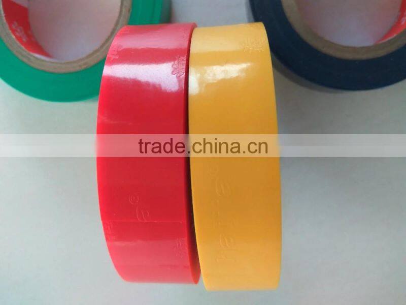 China factory wholesale price adhesive black PVC insulating electrical Tape high quality