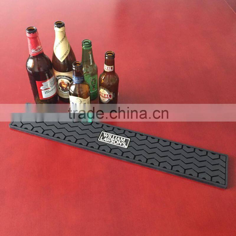 durable 3D logo pvc bar mat rubber bar mat
