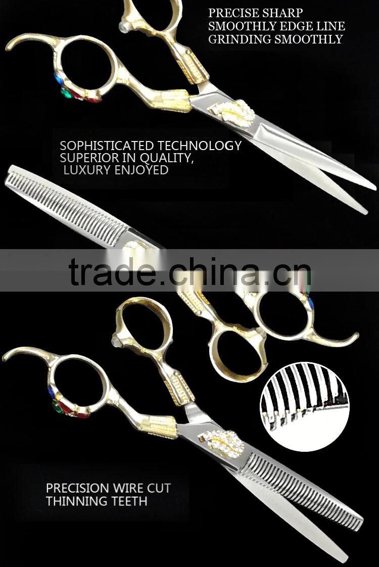 2017 New Fashion Set Thinning Scissors, 6 lnch Hair Barber Hairdressing Scissors