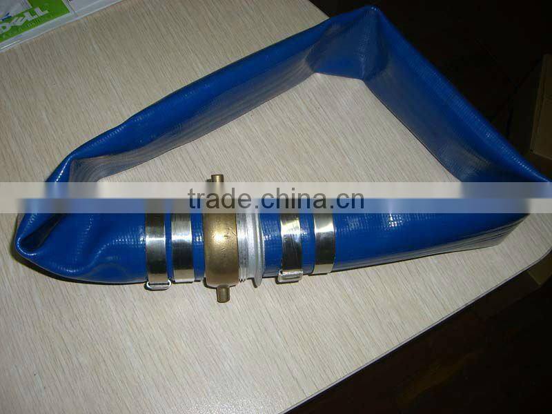 PVC Layflat hose with pin lug coupling