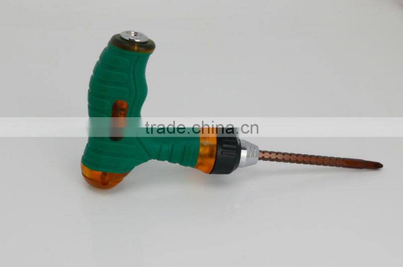 Berrylion Hot Selling Ratchet Telescopic Wrench Multi function Ratchet Screwdriver