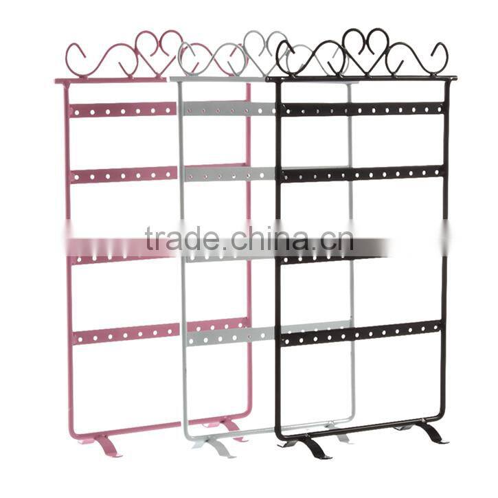 48 Hole Display Rack Metal Pierced Stand Earring Holder