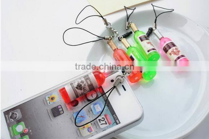 Cheap lovely wine bottle key chain