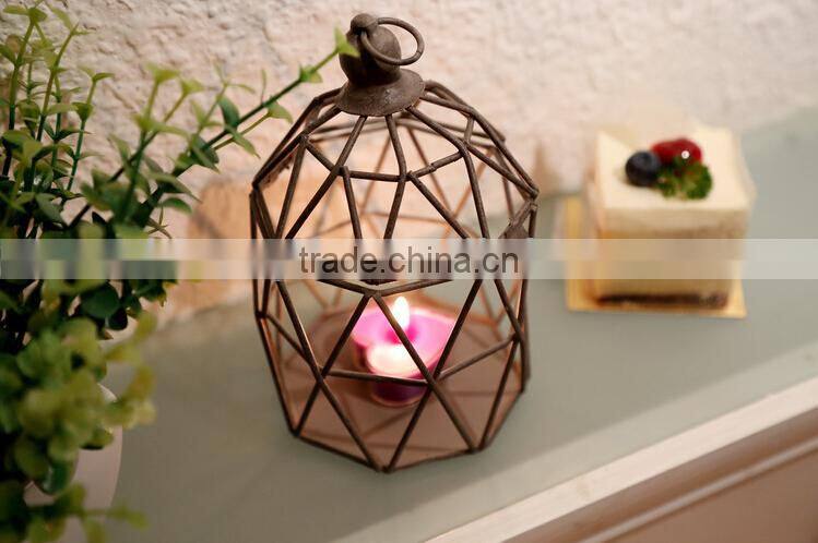 Candle cup iron ornaments
