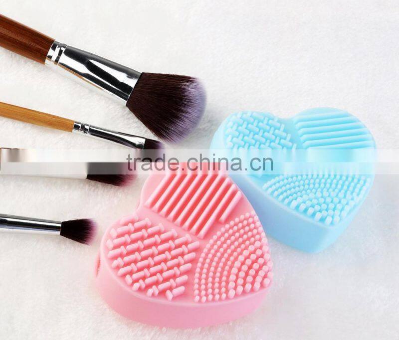 Cleaning MakeUp Washing Brush Silica Glove Scrubber Board Cosmetic Clean Tools