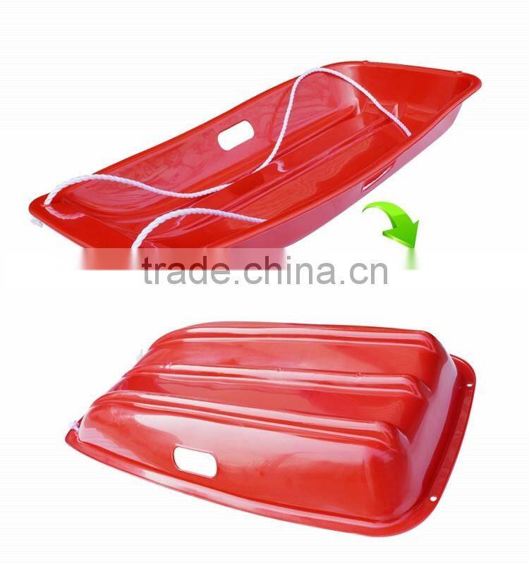 Kids Snow Sled Boat Sledge Glider Toboggan Sliding Outdoor With Rope,less qty be acceptable much strong