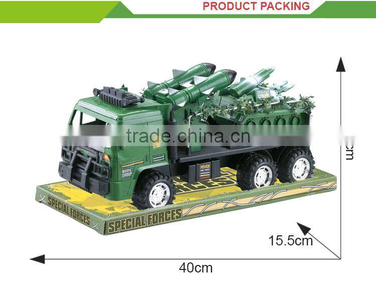 kids plastic friction play set military mini plastic oil tank truck toy
