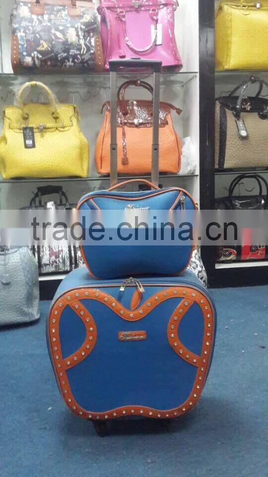 newest apple shape trolley bag /toilet bag