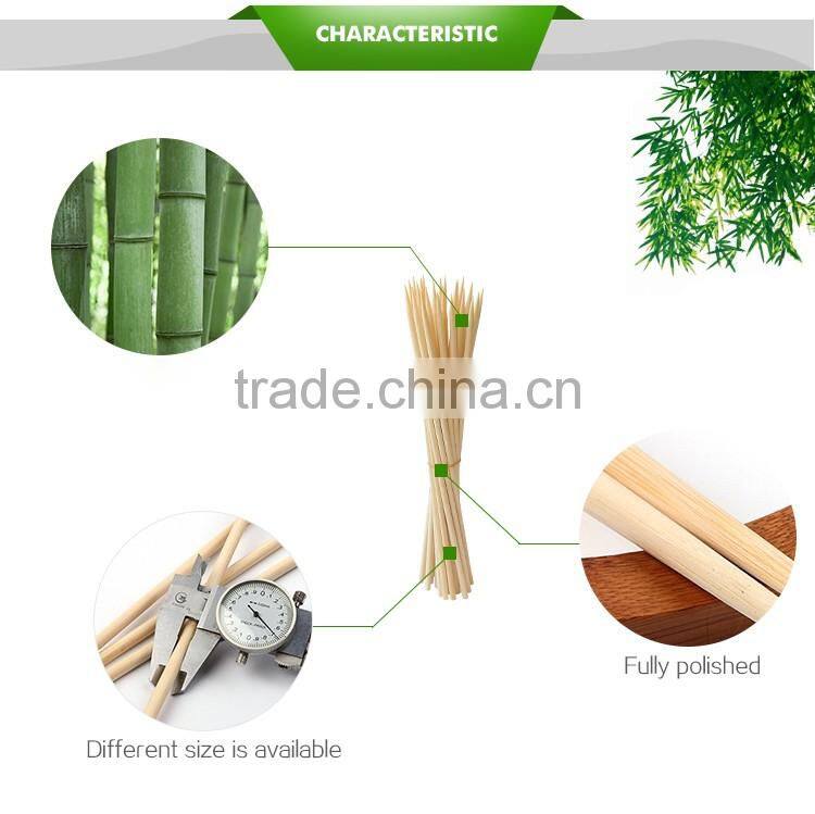 Hot Sale Natural Barbeque Bamboo Bbq Meat Skewer Grill