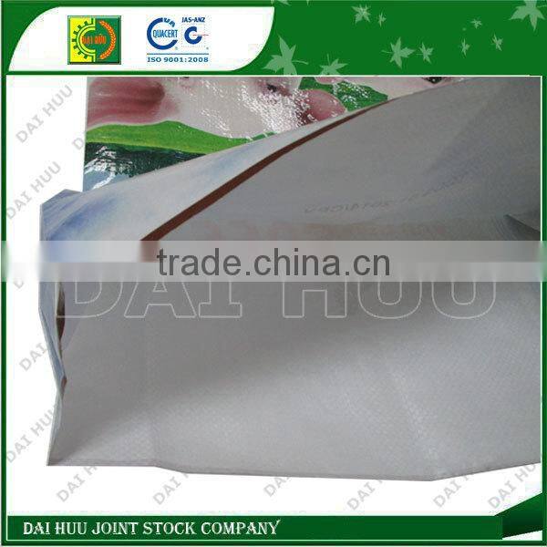 PP woven packaging bags with BOPP