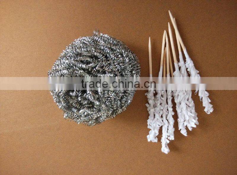 15g x 12pcs galvanized wire mesh dish washing scrubber