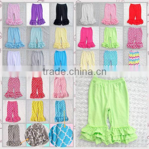 Wholesale ruffle pants army pants for baby