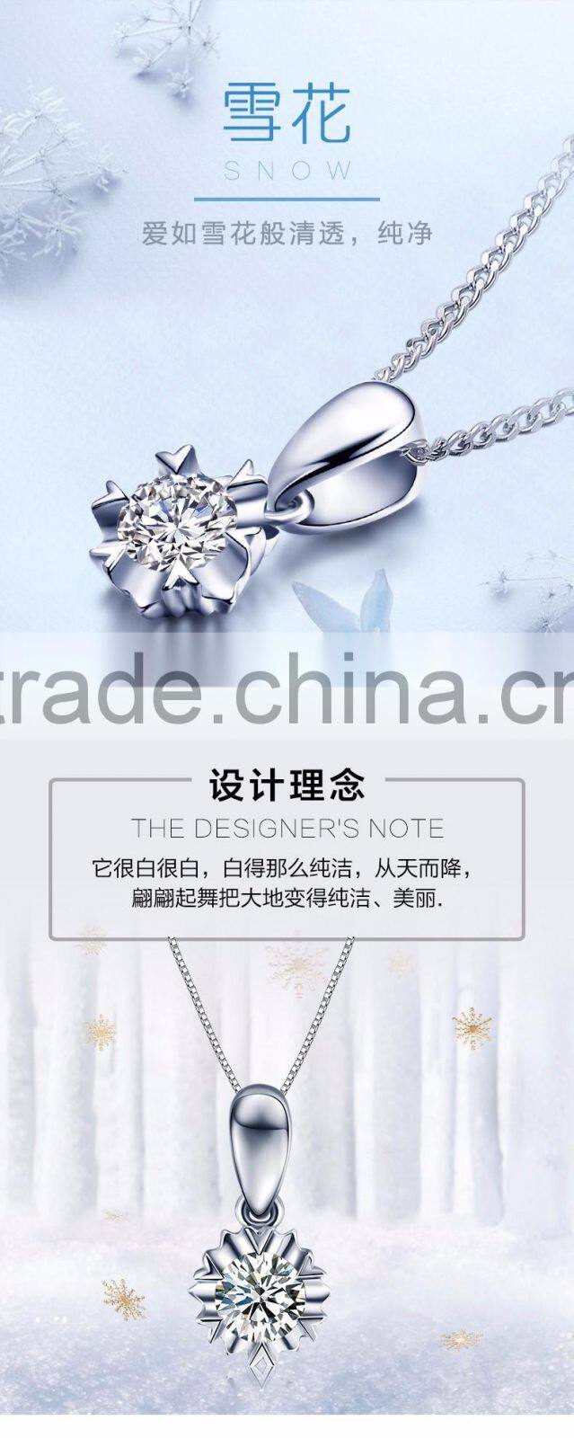 Woman Collar Diamond Platinum Necklace