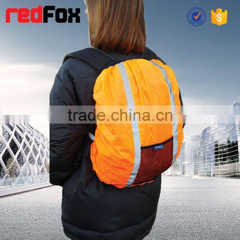 high vis safety reflective backpack rain cover