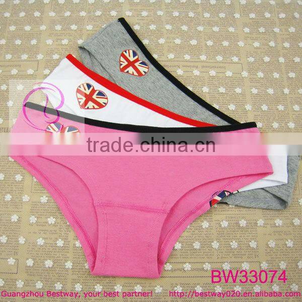 Fashion cotton panties sex stock costumes plus size panties for women