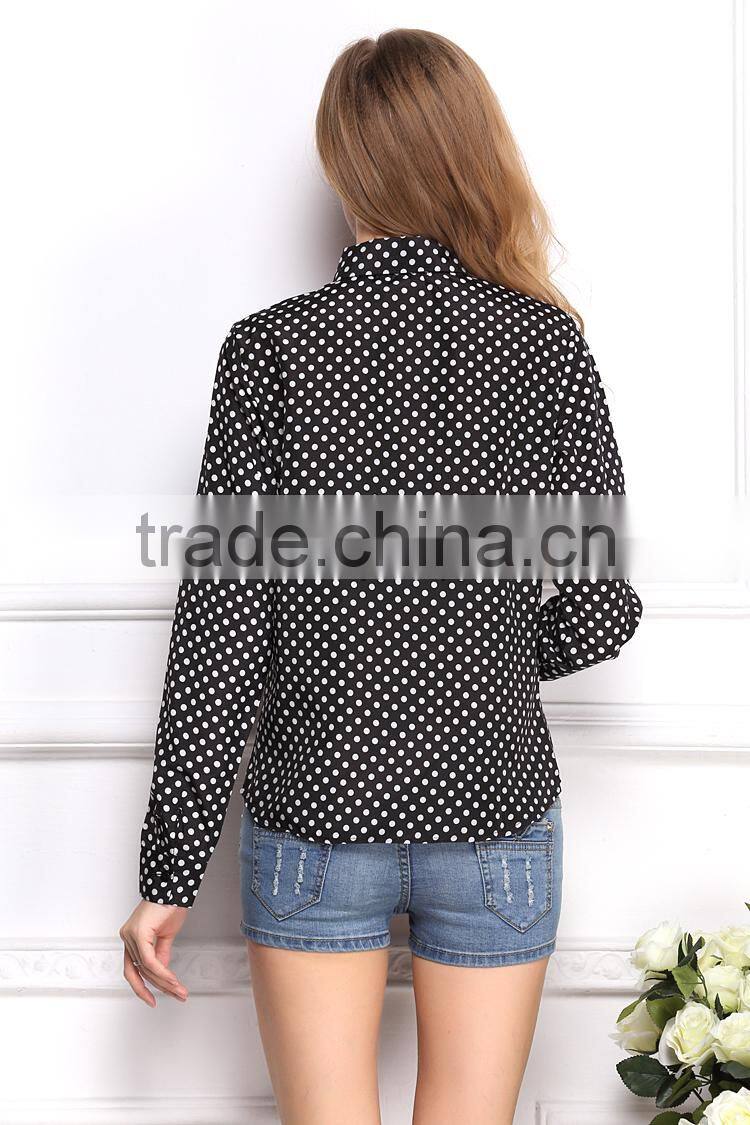 Newest Best summer temperamen fashion shirt ladies blouse latest shirt designs for women office