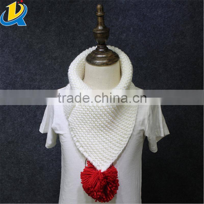 Fashion unisex winter knitting wool collar neck warmer children scarf