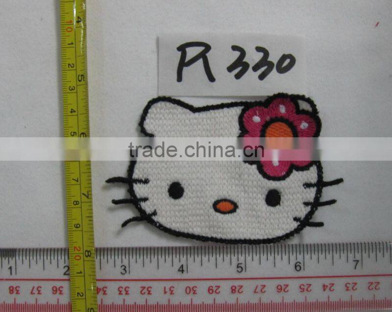 hello kitty animal embroidery patches for kid's clothing