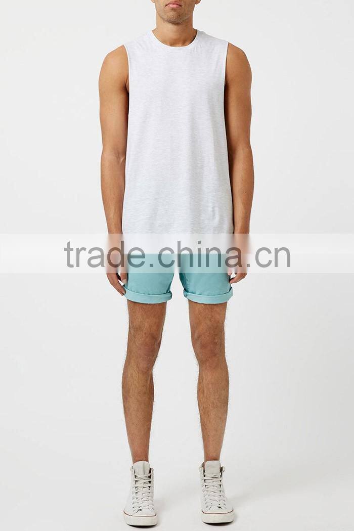 Casual white classic workout tank tops