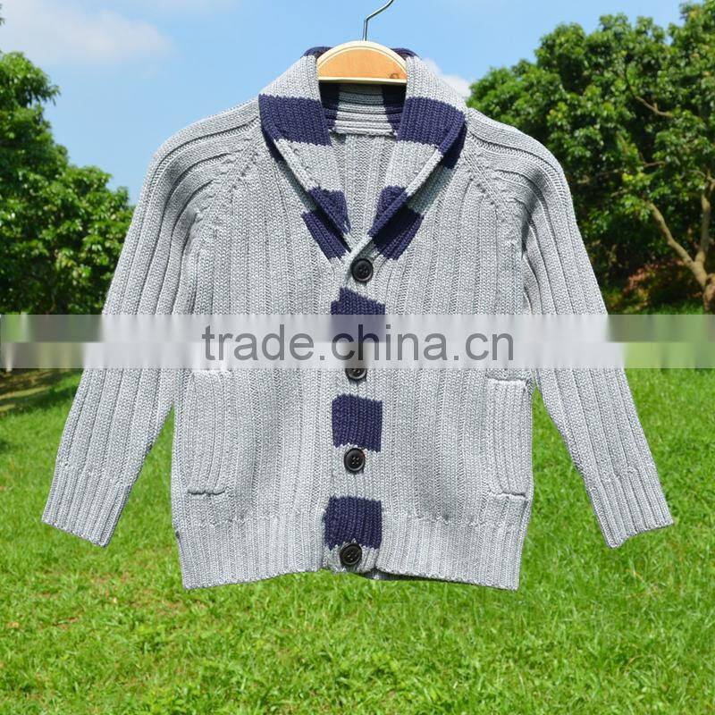 2015 Fashion knitting patterns sweater coat woolen cardigan sweater designs for children