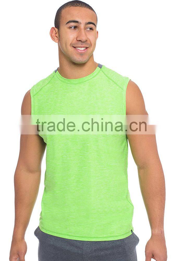 tri blend top shirt cool dry stringer top gym singlet