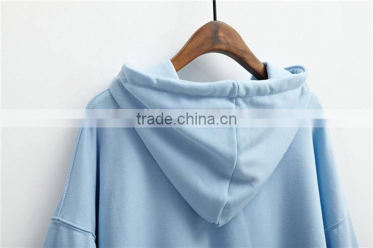 Custom OEM Fashion Wholesale Ladies Hoody /Hot Selling Women Casual Dress
