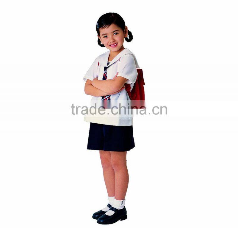 Juqian international bulk school uniforms design with pictures white shirt and shorts